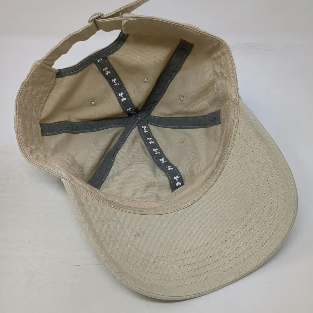Under Armour Baseball Cap Beige One Size Slideback Unstructured Blank Hat